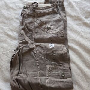 America Eagle Linen Beach Pants